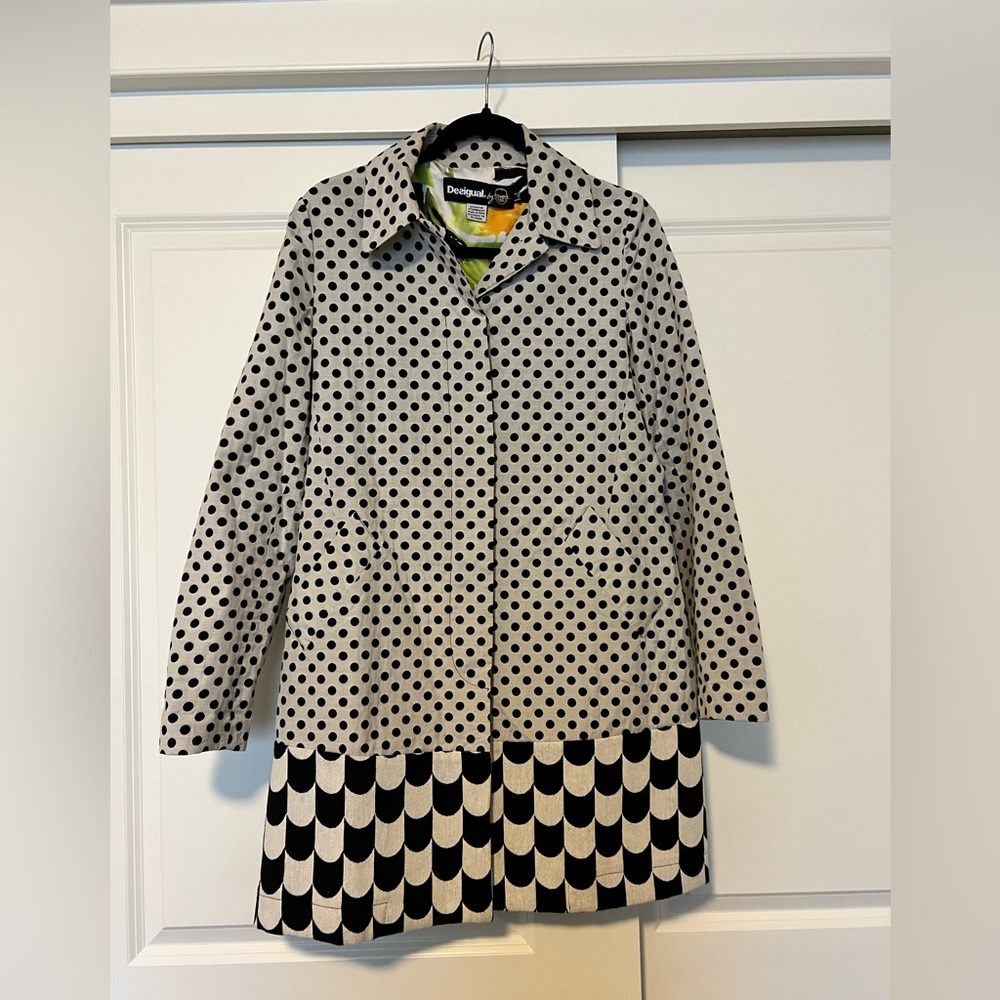 Black and White Desigual Jacket